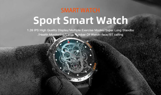 Smart Watch Men's Business Wireless Call Multi-function Waterproof Health Monitoring Blood Pressure Heart Rate Exercise